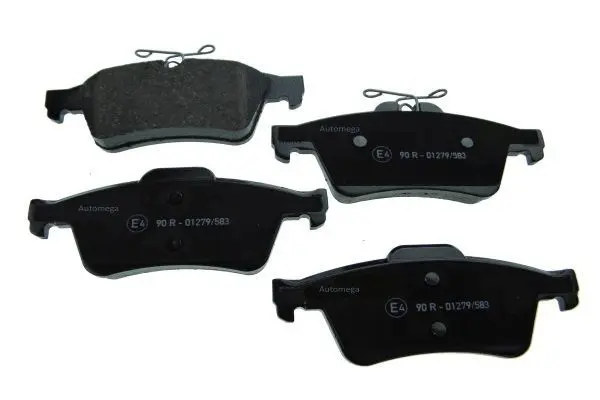 комплект спирачно феродо, дискови спирачки AUTOMEGA            