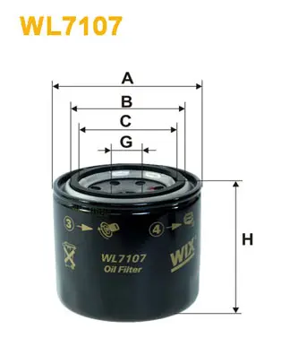 Маслен филтър WIX FILTERS