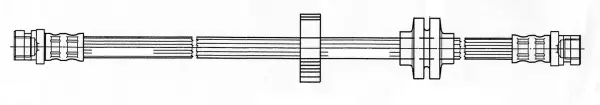 Спирачни маркучи за RENAULT LAGUNA II Grandtour (KG0/1_) 2.0 dCi (KG1S) 512132 CEF                 