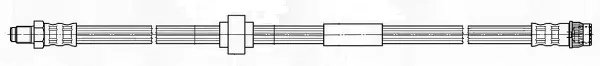 Спирачни маркучи за RENAULT TRAFIC II (бордова) платформа/ шаси (EL) 2.0 16V 512355 CEF                 