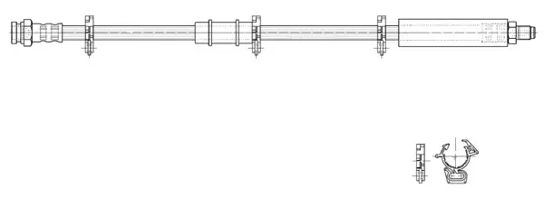 спирачен маркуч CEF                 