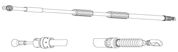 жило, ръчна спирачка CEF                 
