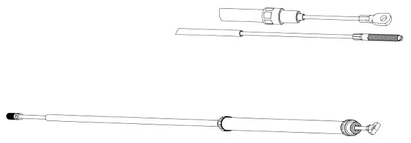жило, ръчна спирачка CEF                 