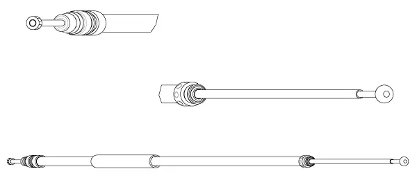 жило, ръчна спирачка CEF                 