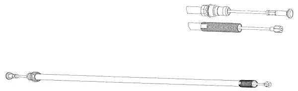 въжен механизъм, задействане на съединителя CEF                 