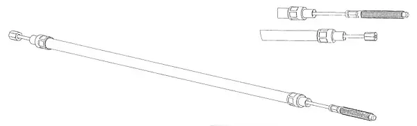 жило, ръчна спирачка CEF                 