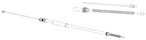 жило, ръчна спирачка CEF                 