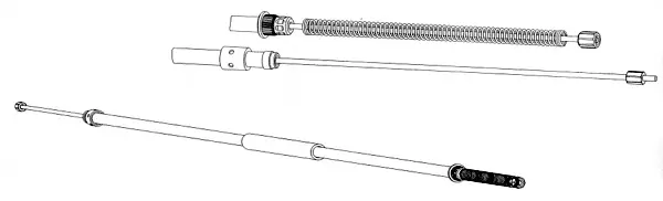 жило, ръчна спирачка CEF                 