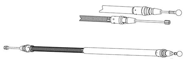 жило, ръчна спирачка CEF                 