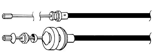 въжен механизъм, задействане на съединителя CEF                 