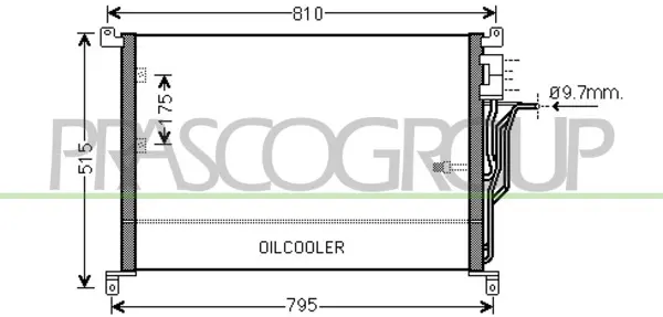 кондензатор, климатизация PRASCO              