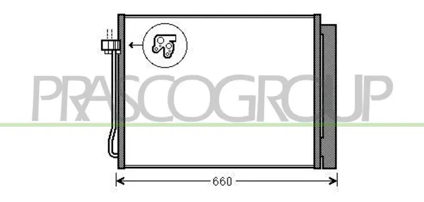 кондензатор, климатизация PRASCO              