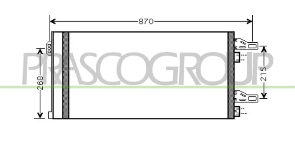кондензатор, климатизация PRASCO              