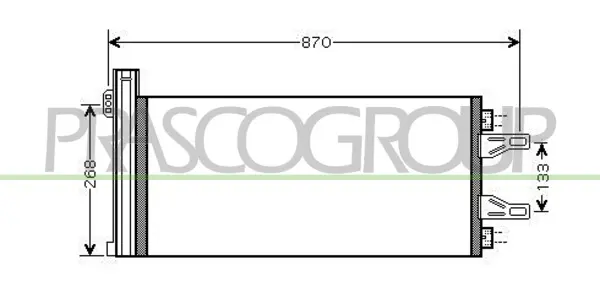 кондензатор, климатизация PRASCO              