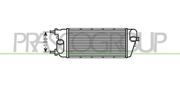 интеркулер (охладител за въздуха на турбината) PRASCO              