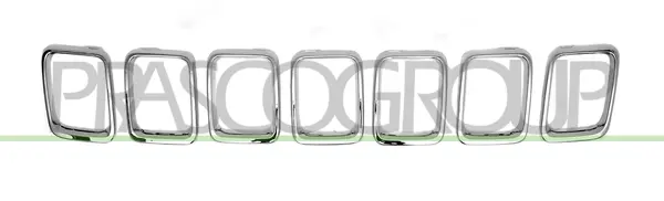 комплект облицовъчна- защитна лайсна, решетка на радиатора PRASCO              