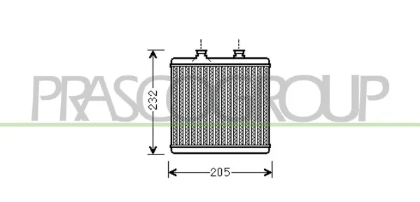 Радиатор за парно за MERCEDES-BENZ SL (R231) 350 (231.457) ME029H001 PRASCO              