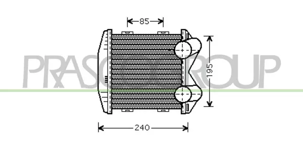 интеркулер (охладител за въздуха на турбината) PRASCO              
