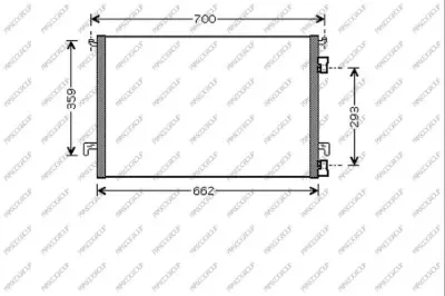 кондензатор, климатизация PRASCO              