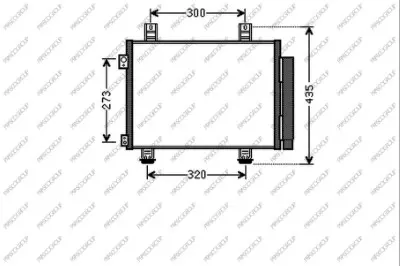 кондензатор, климатизация PRASCO              
