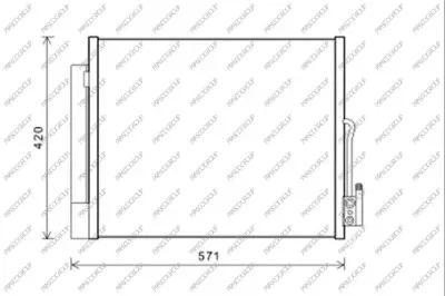 кондензатор, климатизация PRASCO              