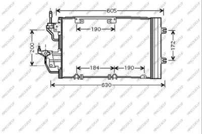 кондензатор, климатизация PRASCO              