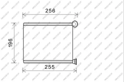 топлообменник, отопление на вътрешното пространство PRASCO              