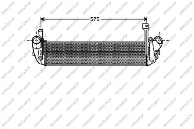 интеркулер (охладител за въздуха на турбината) PRASCO              