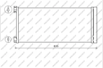 кондензатор, климатизация PRASCO              