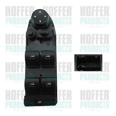 ключ(бутон), стъклоповдигане HOFFER              