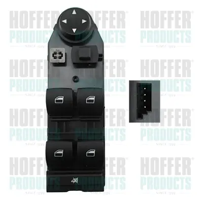 ключ(бутон), стъклоповдигане HOFFER              