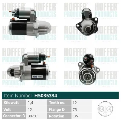 стартер HOFFER              