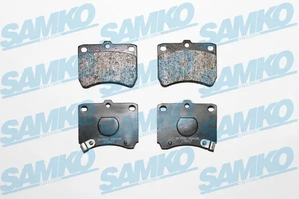 Комплект спирачно феродо, дискови спирачки SAMKO