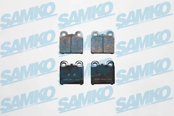 Комплект спирачно феродо, дискови спирачки SAMKO