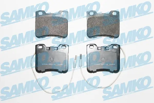 комплект спирачно феродо, дискови спирачки SAMKO               