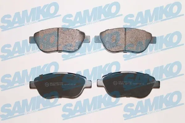 Комплект спирачно феродо, дискови спирачки SAMKO