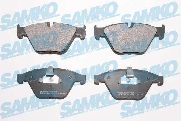 Комплект спирачно феродо, дискови спирачки SAMKO