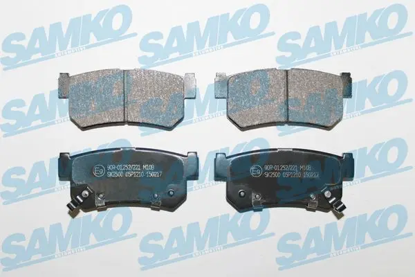 Комплект спирачно феродо, дискови спирачки SAMKO