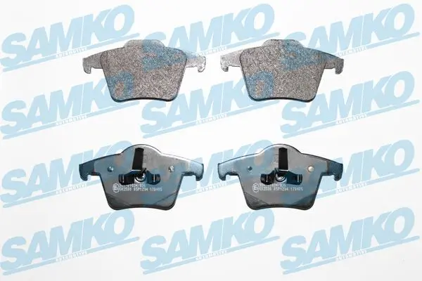 Комплект спирачно феродо, дискови спирачки SAMKO