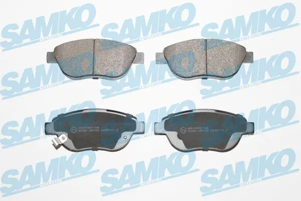 Комплект спирачно феродо, дискови спирачки SAMKO