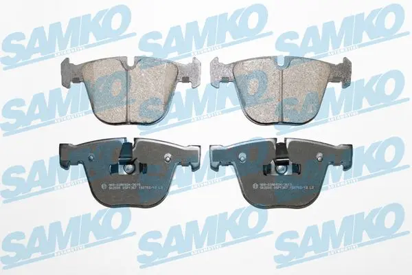 комплект спирачно феродо, дискови спирачки SAMKO               