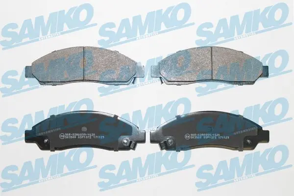 Комплект спирачно феродо, дискови спирачки SAMKO