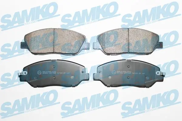 Комплект спирачно феродо, дискови спирачки SAMKO