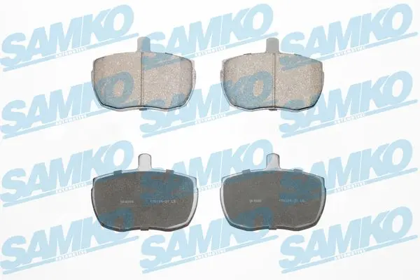 Комплект спирачно феродо, дискови спирачки SAMKO