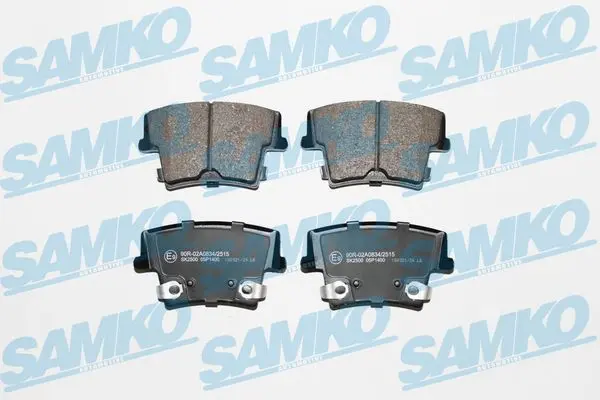 Комплект спирачно феродо, дискови спирачки SAMKO