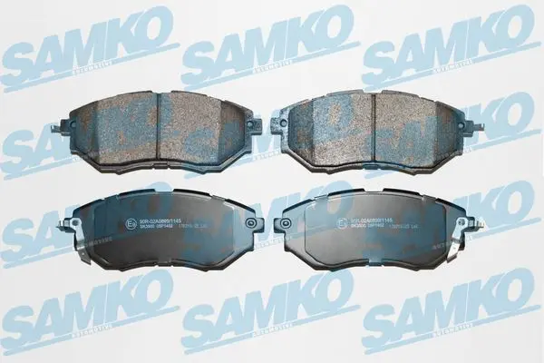 Комплект спирачно феродо, дискови спирачки SAMKO