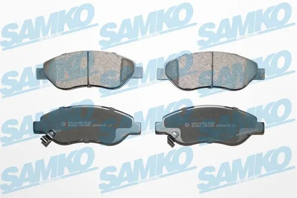 Комплект спирачно феродо, дискови спирачки SAMKO