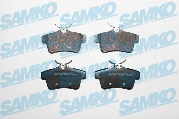 Комплект спирачно феродо, дискови спирачки SAMKO