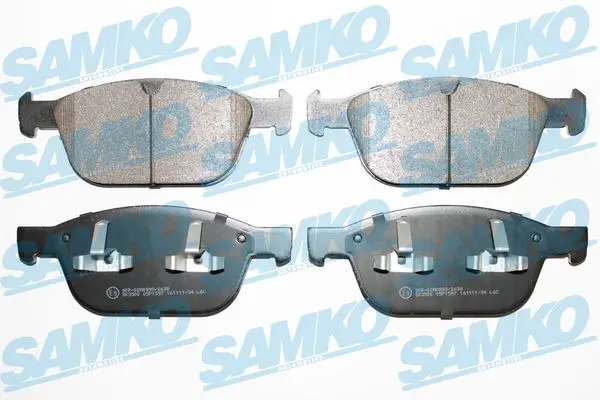 Комплект спирачно феродо, дискови спирачки SAMKO