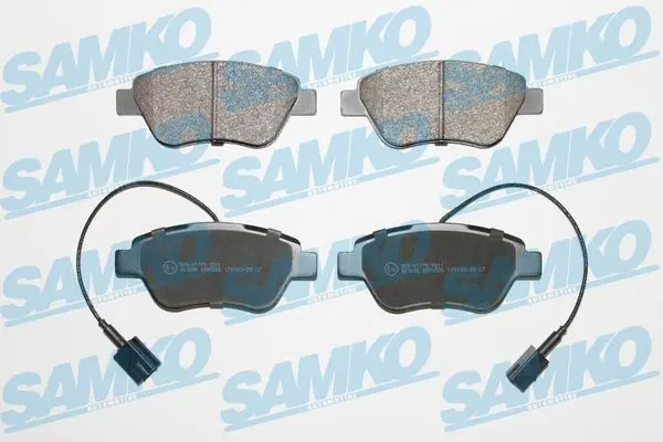Комплект спирачно феродо, дискови спирачки SAMKO